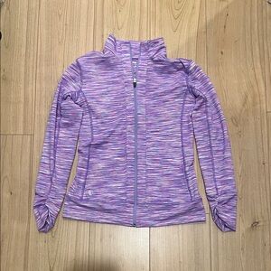 Women's Purple/Pink Zip-Up Jacket - Size Small